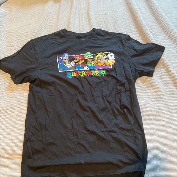 Nintendo Other - Super Mario Black T-Shirt
